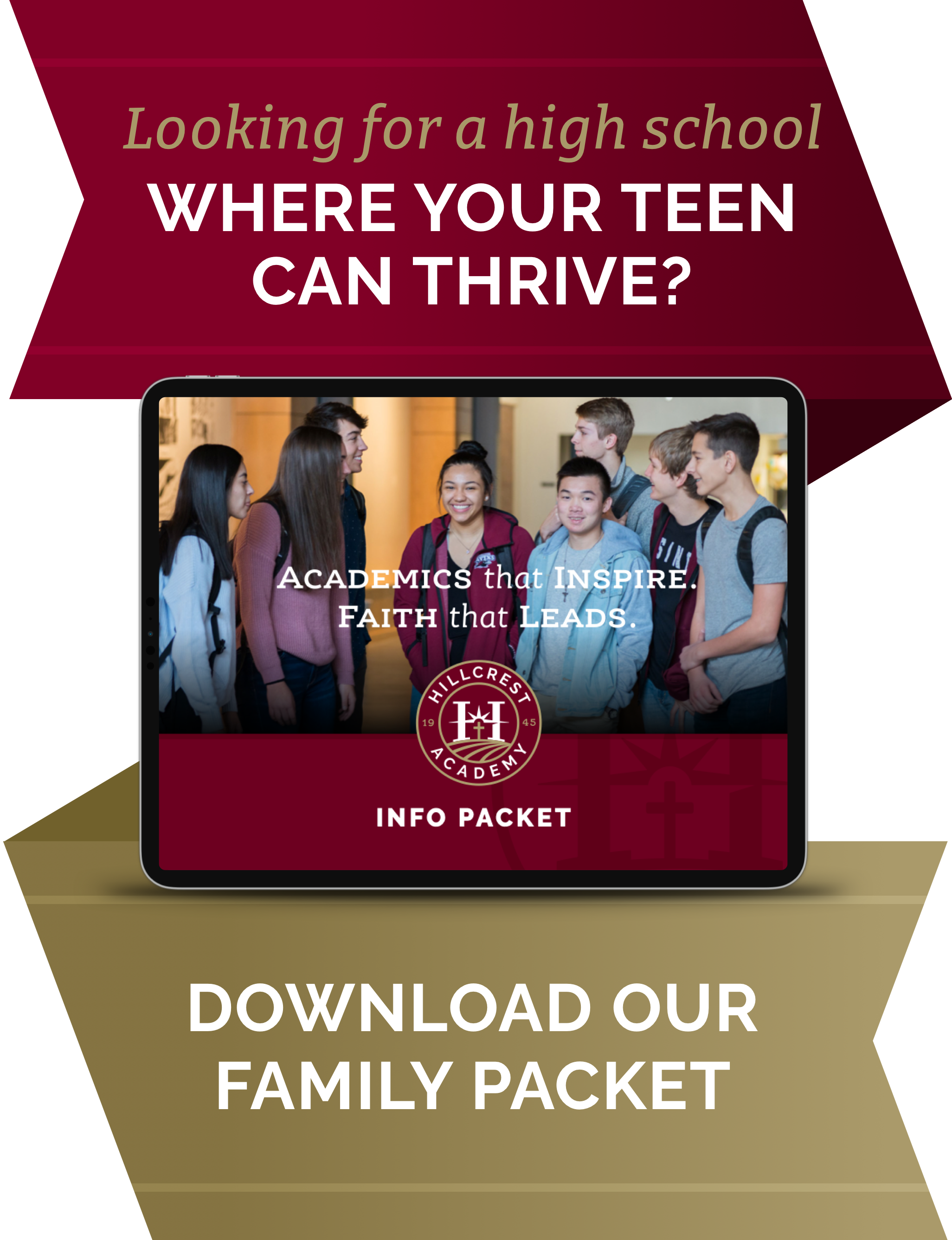open your family info packet now