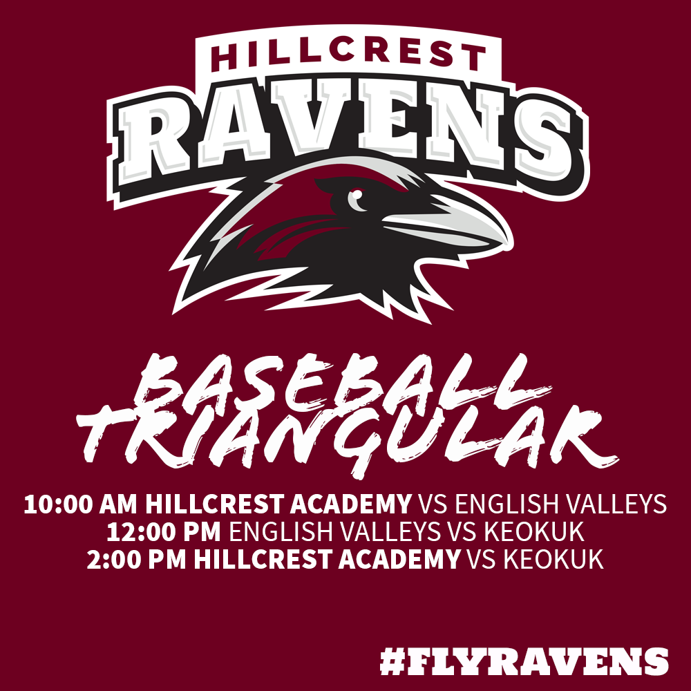 Ravens Softball & Baseball Teams Host Tournaments Hillcrest Ravens